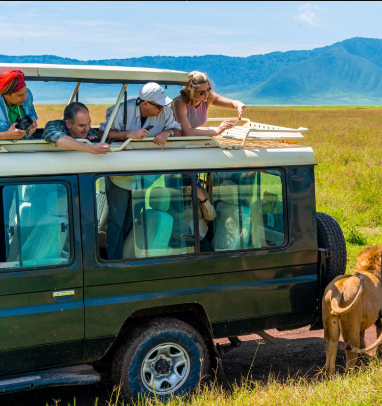 Family enjoying Tanzania safari, wildlife, and beaches for all ages.