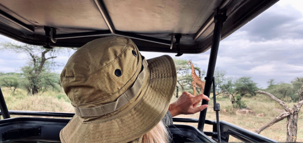 Self-drive safari Tanzania: 4x4 vehicle exploring Serengeti wildlife and scenic landscapes
