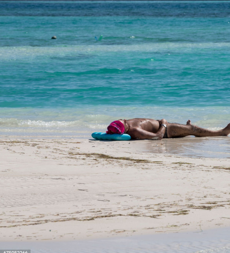 Sunbathing and swimming at Tanzania's best beaches with turquoise waters and white sands