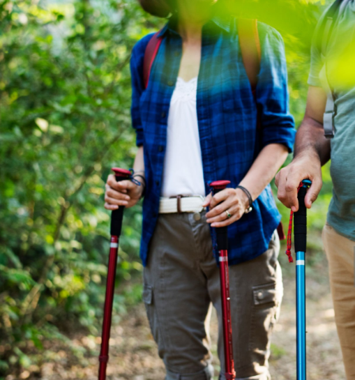 Are Walking Sticks Provided?