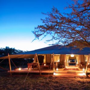 Campsite in Masai Mara