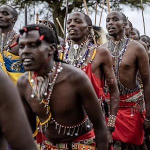 Attending the cultural festivals in Kenya. 