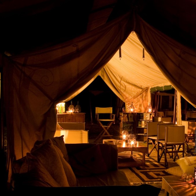 A cozy budget lodge in Tanzania with a scenic view of Mount Kilimanjaro