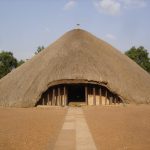 The traditional thatched structure at the Kasubi Tombs, Kampala, Uganda