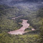 The Omo River valley landscape in southern Ethiopia