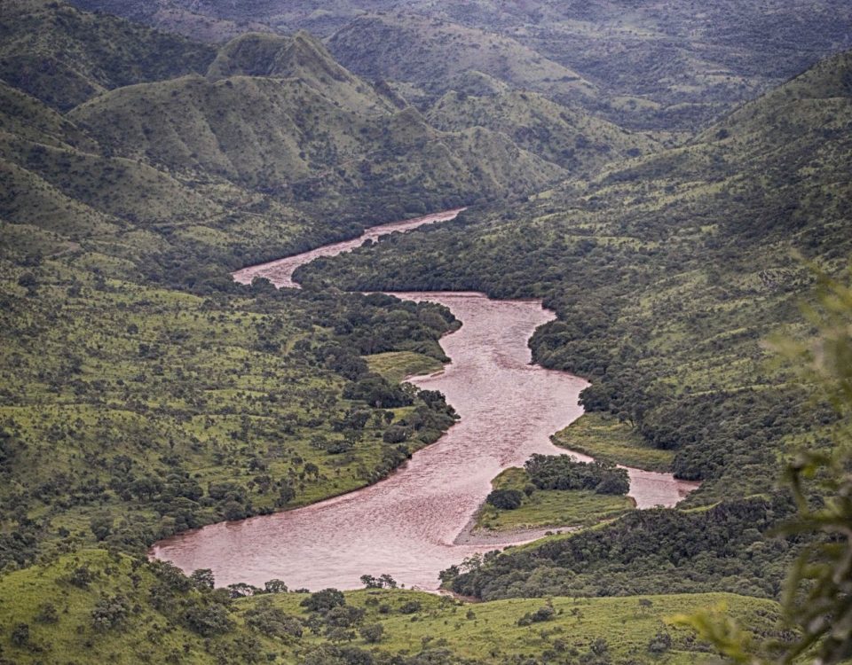The Omo River valley landscape in southern Ethiopia